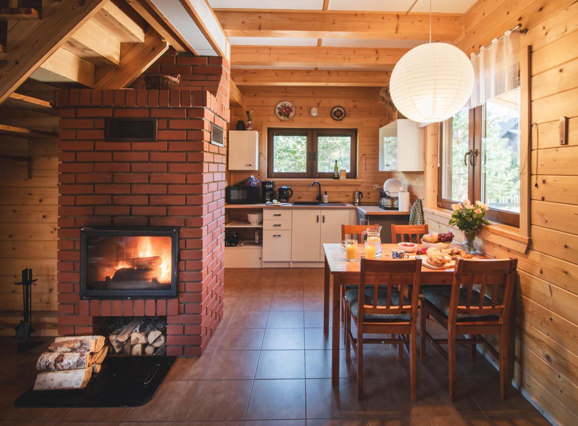 Lesna 21 Dom Polnoc Przy Zalew Siemianowka Villa Luka ภายนอก รูปภาพ